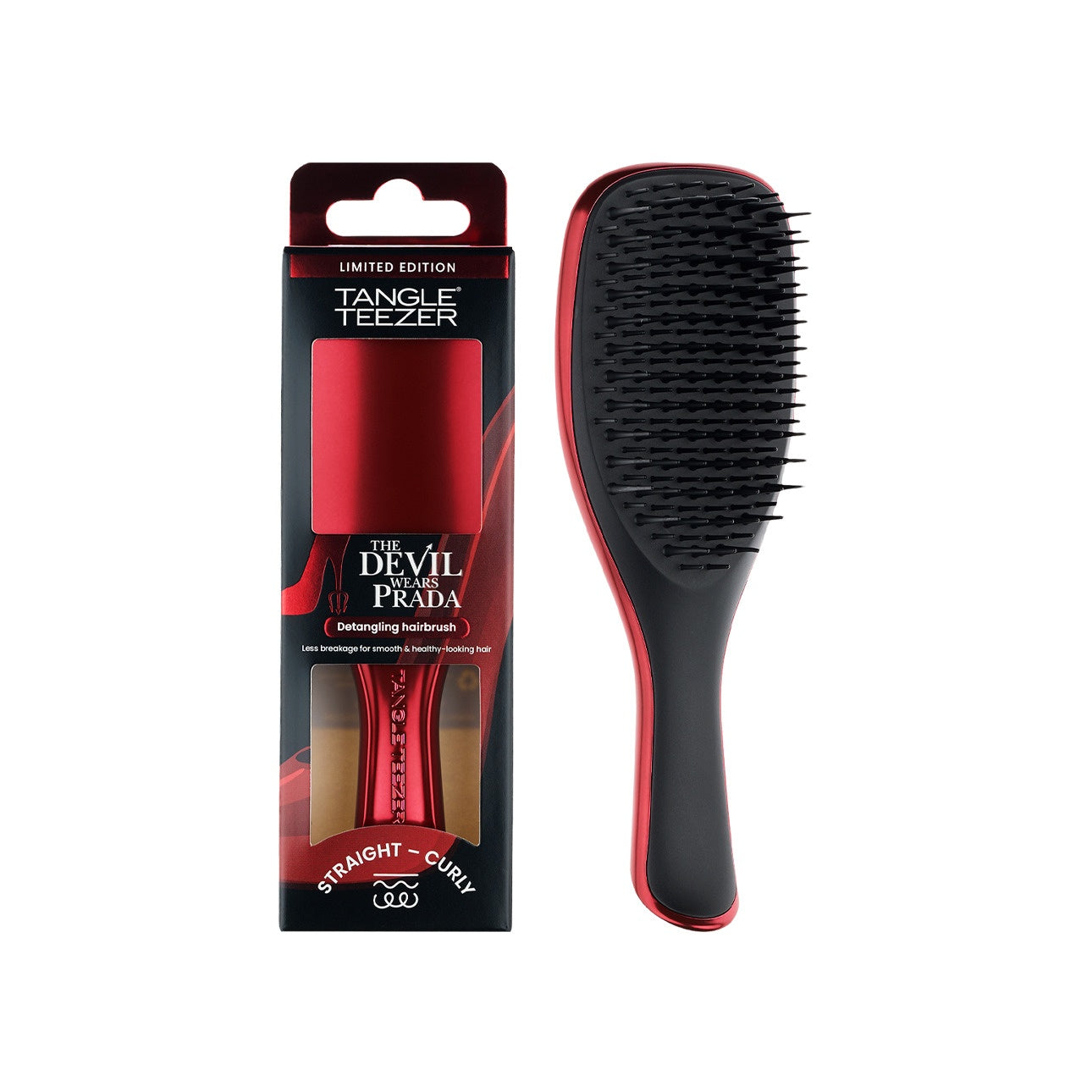 Расческа Tangle Teezer The Ultimate Detangler Mini Chrome The Devil Wears Prada