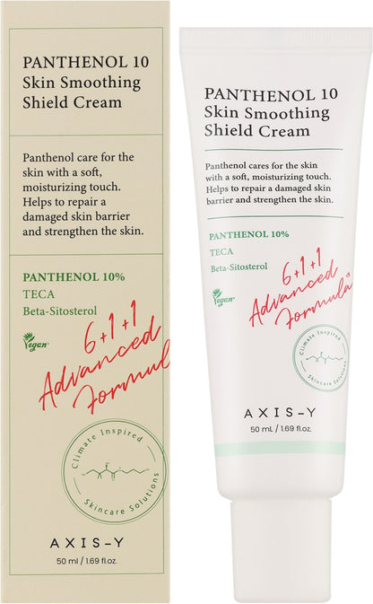 AXIS-Y Cremă pentru față Panthenol 10 Skin Smoothing Shield, 50 ml