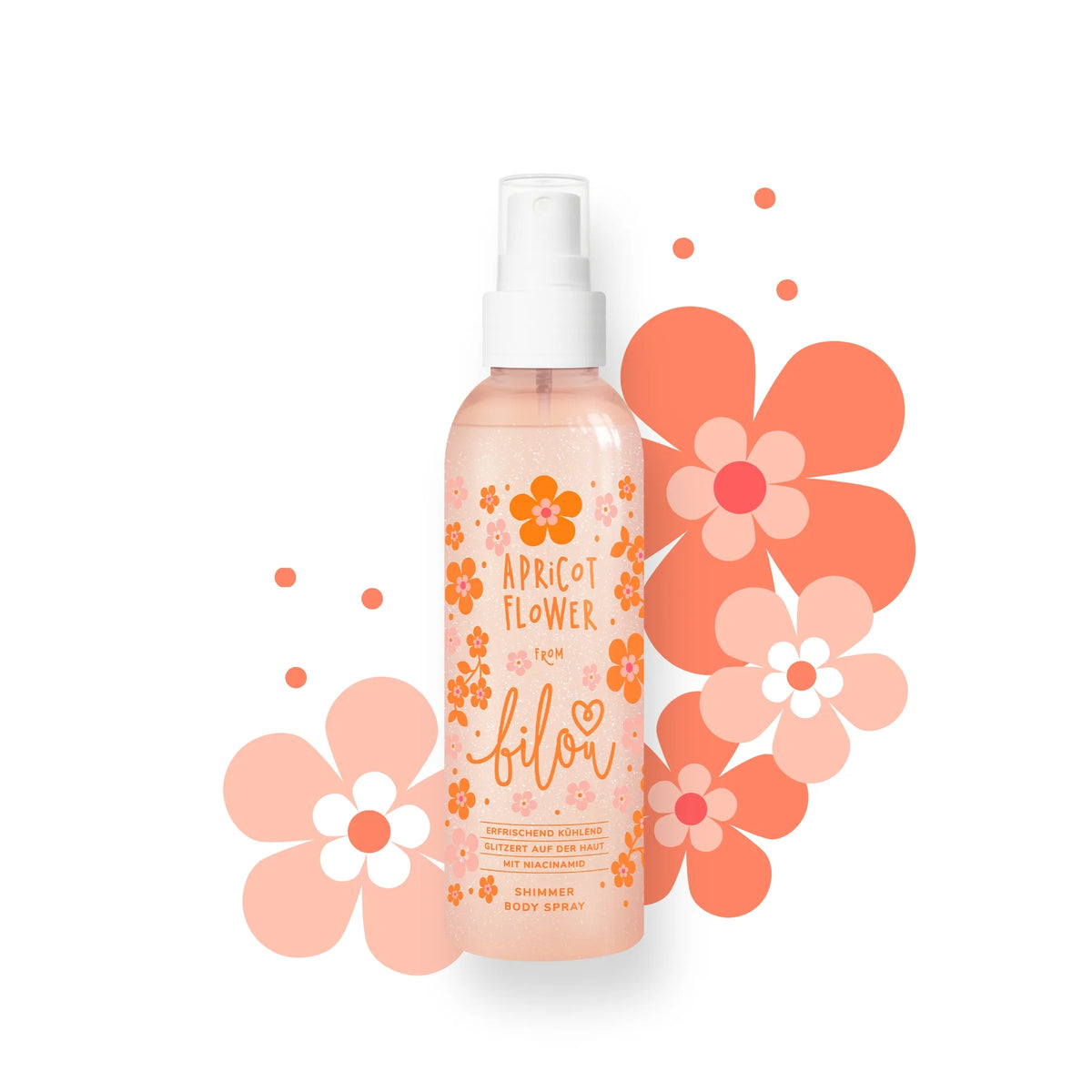 Спрей для тела с эффектом сияния Apricot Flower 150 мл