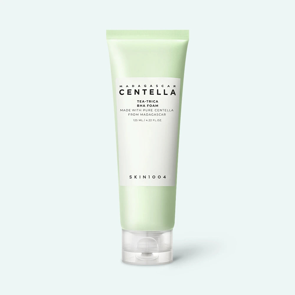 Spumă de curățare cu 0,45% acid salicilic și 0,2% ulei de arbore de ceai Skin1004 Madagascar Centella  125 ml