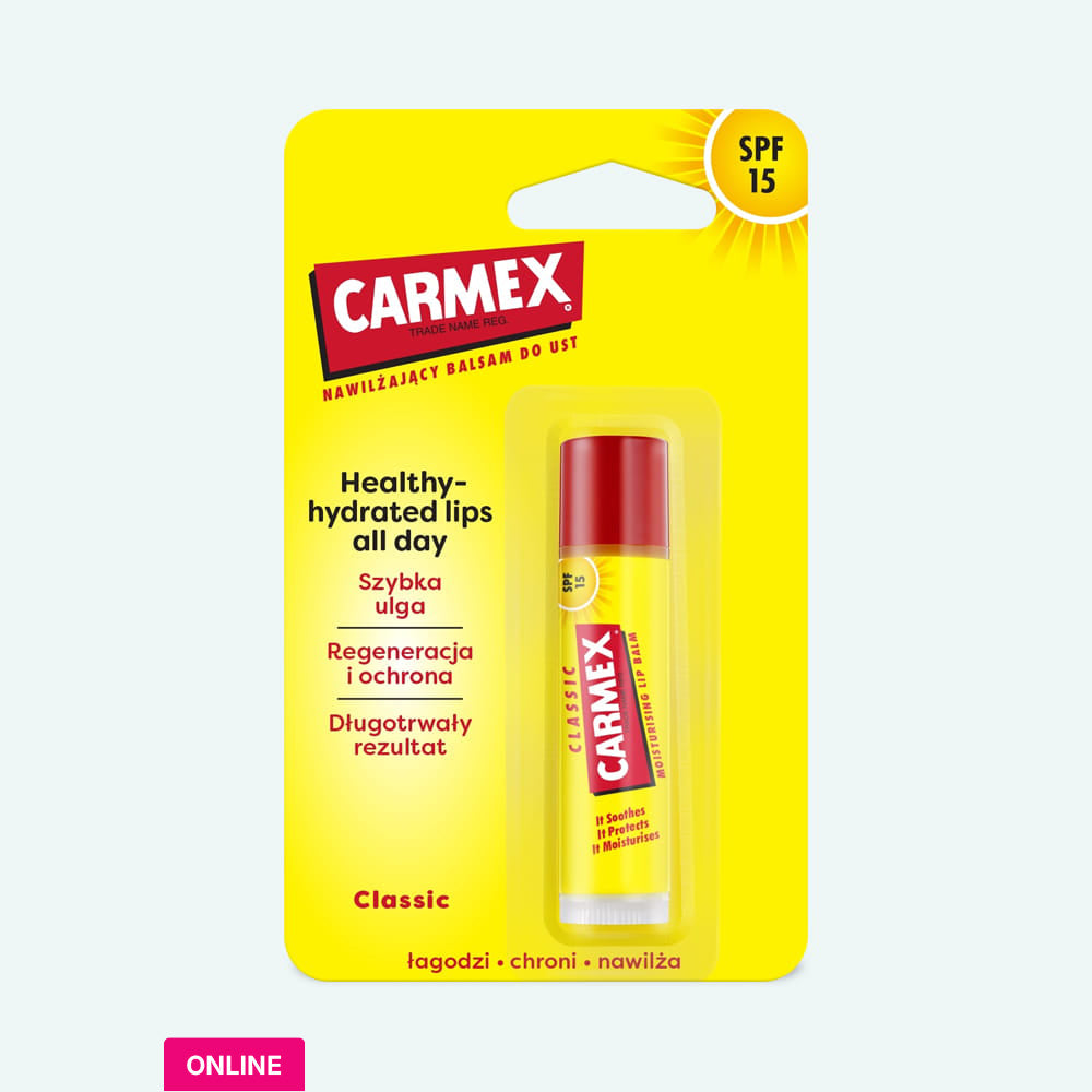 Balsam buze CARMEX Lip Balm Classic STICK 4.25g – SPF15