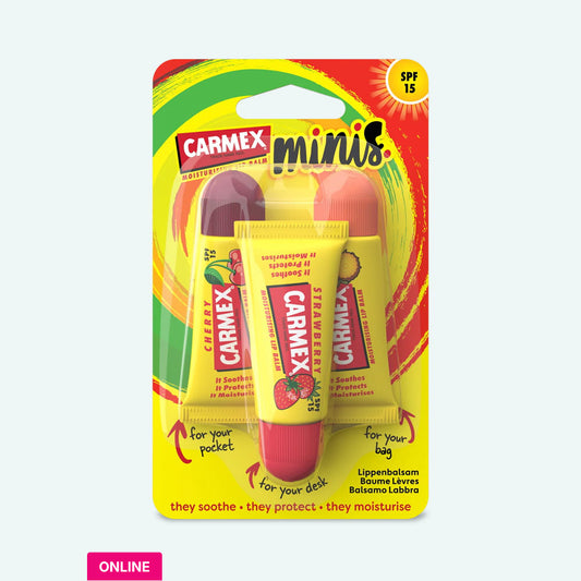 Набор бальзамов CARMEX Tube MINIS, 3 шт., SPF 15