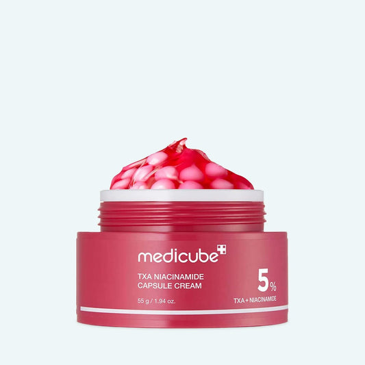 Cremă capsulară iluminatoare cu 5% niacinamidă și acid tranexamic Medicube 55 ml