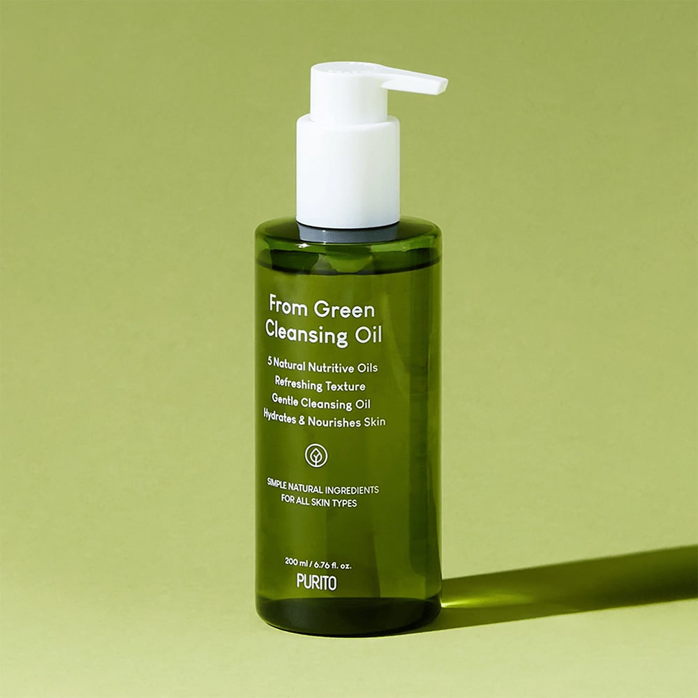 Ulei hidrofil pentru curățare blândă, eliminarea excessului de sebum și impurităților PURITO From Green Cleansing Oil 200ml