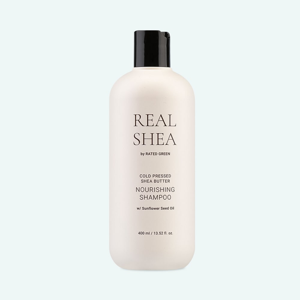 Șampon hidratant cu Unt de Shea Rated Green 400ml