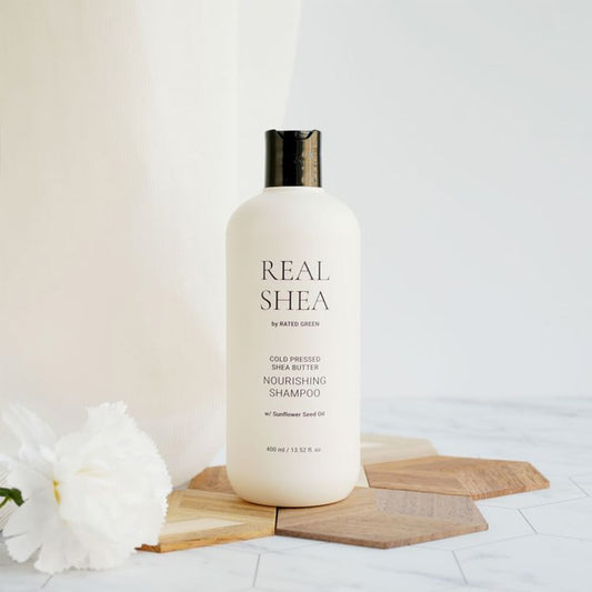 Șampon hidratant cu Unt de Shea Rated Green 400ml