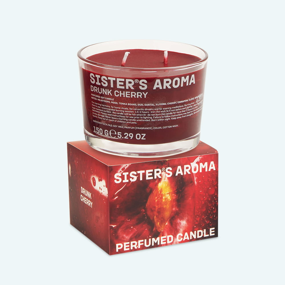 Соевая свеча Cherry candle 150г