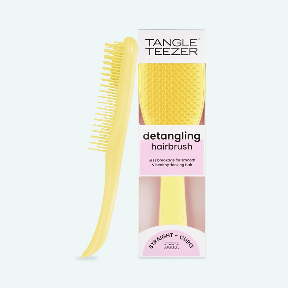 Расческа Tangle Teezer The Ultimate Detangler Large Naturally Curly Daffodil Yellow